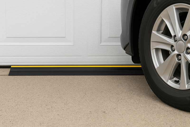 Heavy-Duty Garage Door Seal Threshold Weatherproof EPDM Rubber Draught Excluder for Clean, Dry, Energy-Efficient Garages