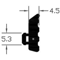 Premium Grade Black TPE Curtain Wall Gasket Seal - 150m