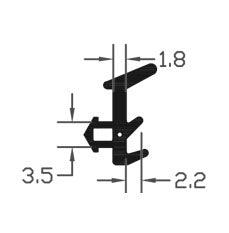 High Durable TPE Black E Gasket Seal For Various Applications – 150m