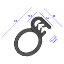 EPDM Rubber Edge Trim with 21mm Sealing Bulb – Perfect for Watertight Protection