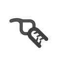 Watertight Self-Grip Rubber Seal – 12.3mm Bulb for Secure Fit