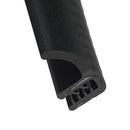 EPDM Side Lipseal with 17mm Sponge Lip Self-Gripping for Panel Edges - Per Metre