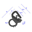 High-Quality Self-Gripping Side Seal for Watertight Protection on 1mm to 2mm Panels