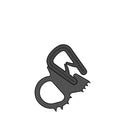 Self-Grip Side Seal with 10mm Sponge Bulb – Perfect for 1mm to 2mm Panels