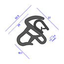 Flexible and Durable Side Seal for 1mm to 3mm Panel Edges