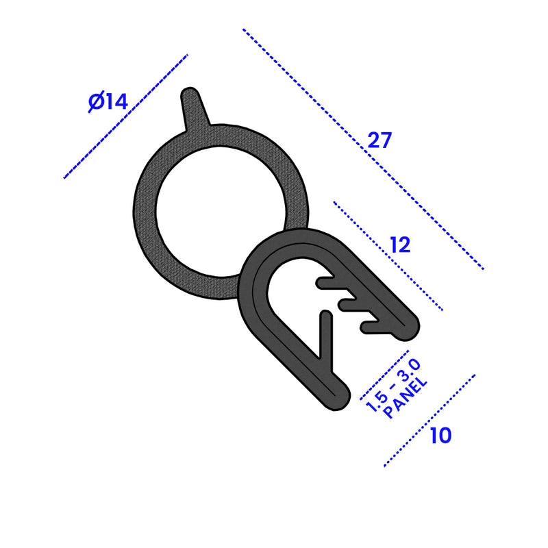 Premium EPDM Self Grip Seal – 14mm Bulb for Windows & Enclosures