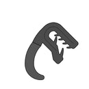 EPDM 14mm Lipseal Edge Trim Self-Gripping for Panel Edges - 1.5mm to 3mm Thick