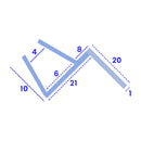 Premium PVC Shower Seal Secure Fit for Straight Glass