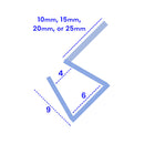 Premium Transparent Shower Seal for Bath Screens & Shower Doors