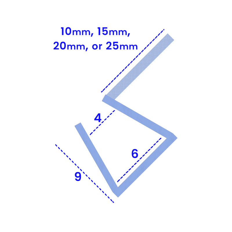 Premium Clear PVC U Shower Seal for Straight Glass – Versatile and Easy to Install