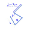 Clear Shower Seal for 8-10mm Glass – Versatile and Durable