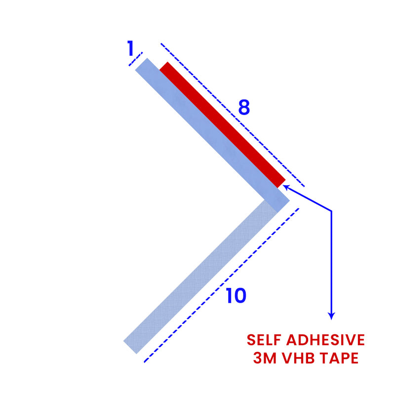 Premium Clear Shower Seal for Glass, Tiles &amp; More – 3M VHB Tape Included