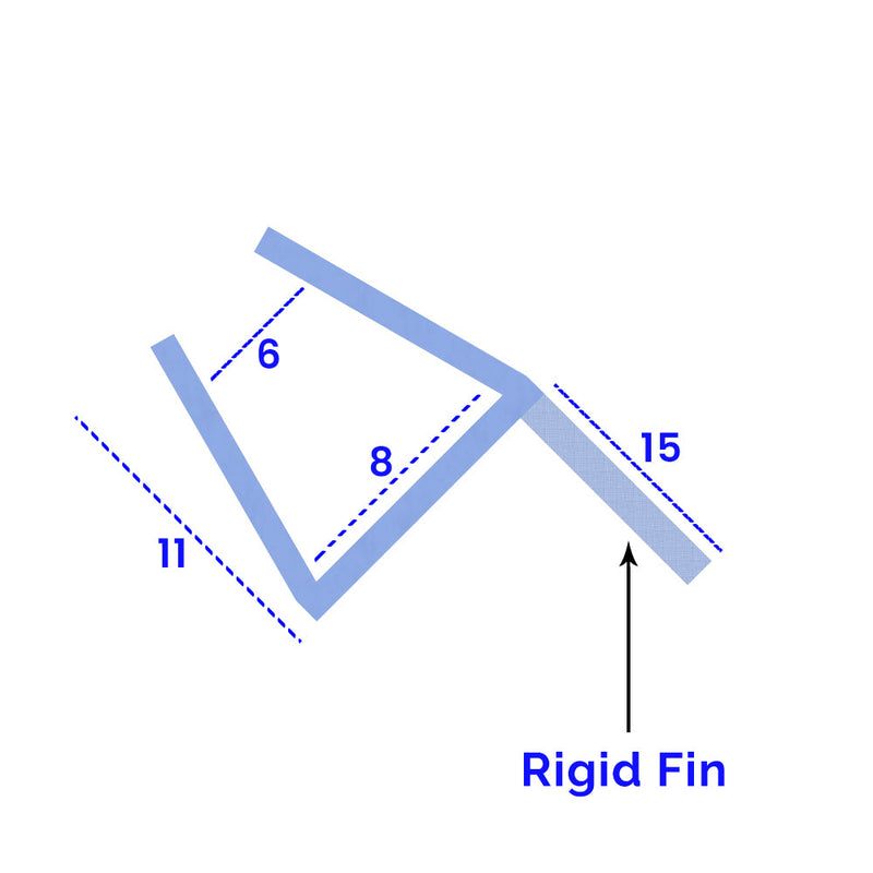 High-Quality Clear Shower Seal for 6-8mm Glass  Available in Multiple Lengths