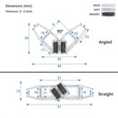 Magnetic Shower Screen Seal for 8-10mm Glass (Pair)