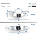 Magnetic Shower Screen Seal for 10-12mm Glass (Length 2000mm)
