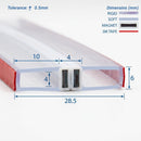 Magnetic Shower Screen Seal 2000mm for Bathroom Enclosures (Pair)