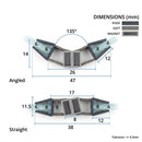 Magnetic Shower Screen Seal for 6-8mm Glass (Pair)