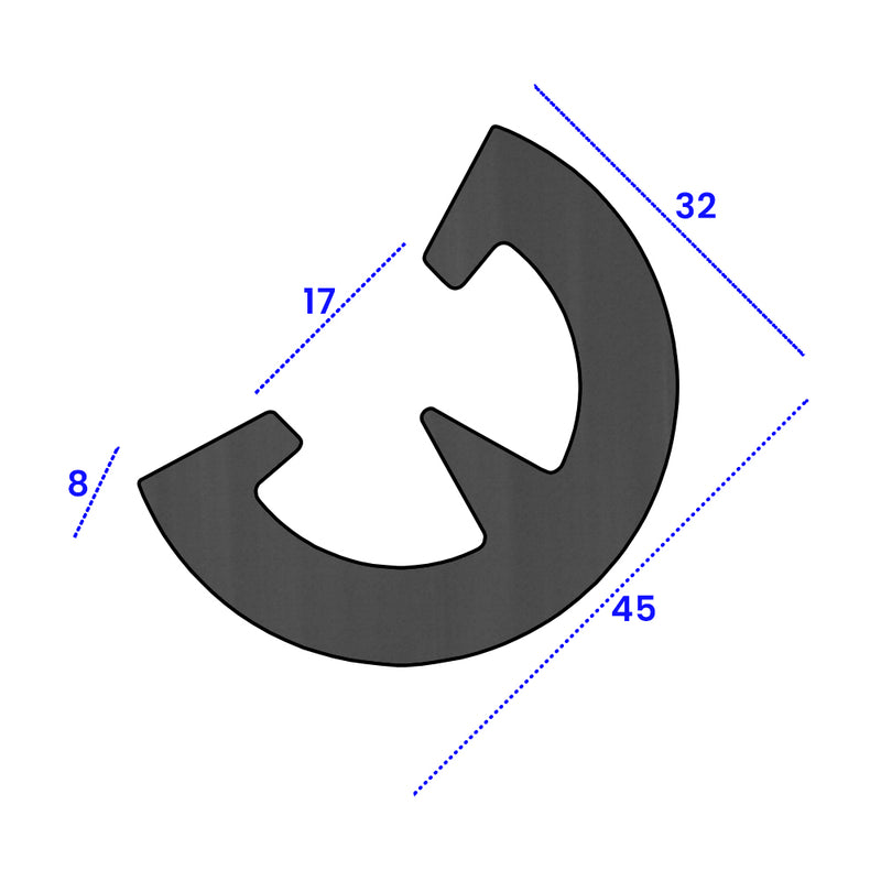 High-Quality PVC D Fender Black 30m Coil for Marine Applications