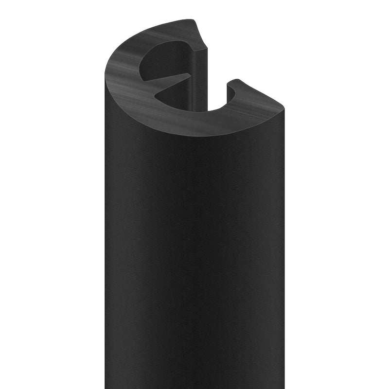 High-Quality PVC D Fender Black 30m Coil for Marine Applications