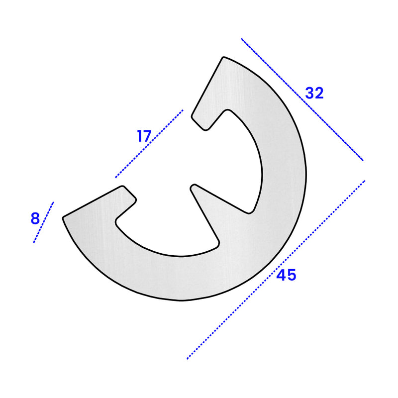 Premium White PVC Easy Fit D Fender 53mm Base x 30mm Height - 20m Coil