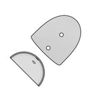 Pre-Drilled Stainless Steel End Cap for 65mm D Fender Base