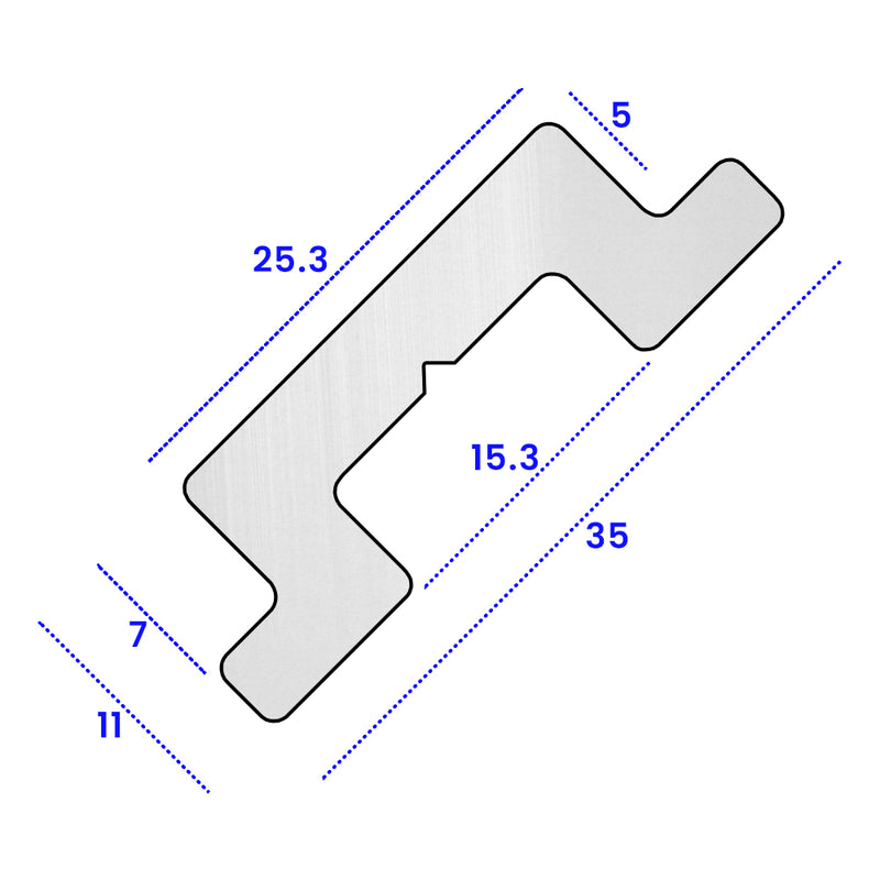 Premium PVC D Fender Track Durable & Easy to Install - 3m Length