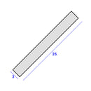 Heavy-Duty PVC White Fixing Strip Ideal for Marine & Industrial Use
