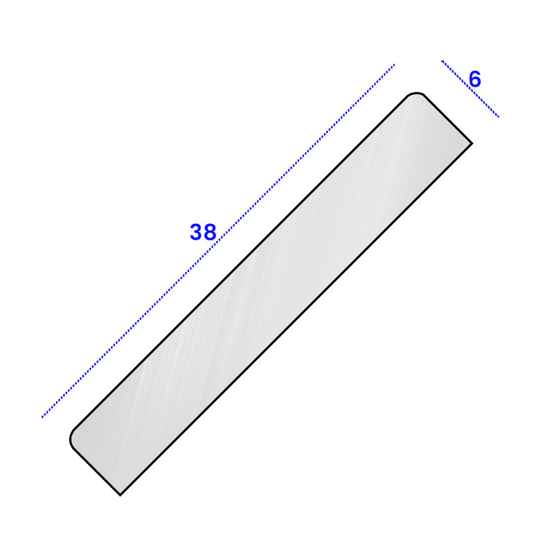 Heavy-Duty PVC Fixing Strip 38mm x 6mm Ideal for Marine Use