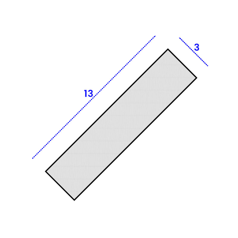 Rigid PVC Fixing Strip 13mm x 3mm for Boat Fenders – 3m Coil