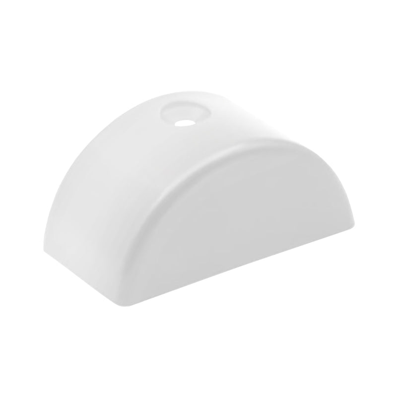 White Polypropylene End Cap for Boat Fendering – 48mm x 23mm