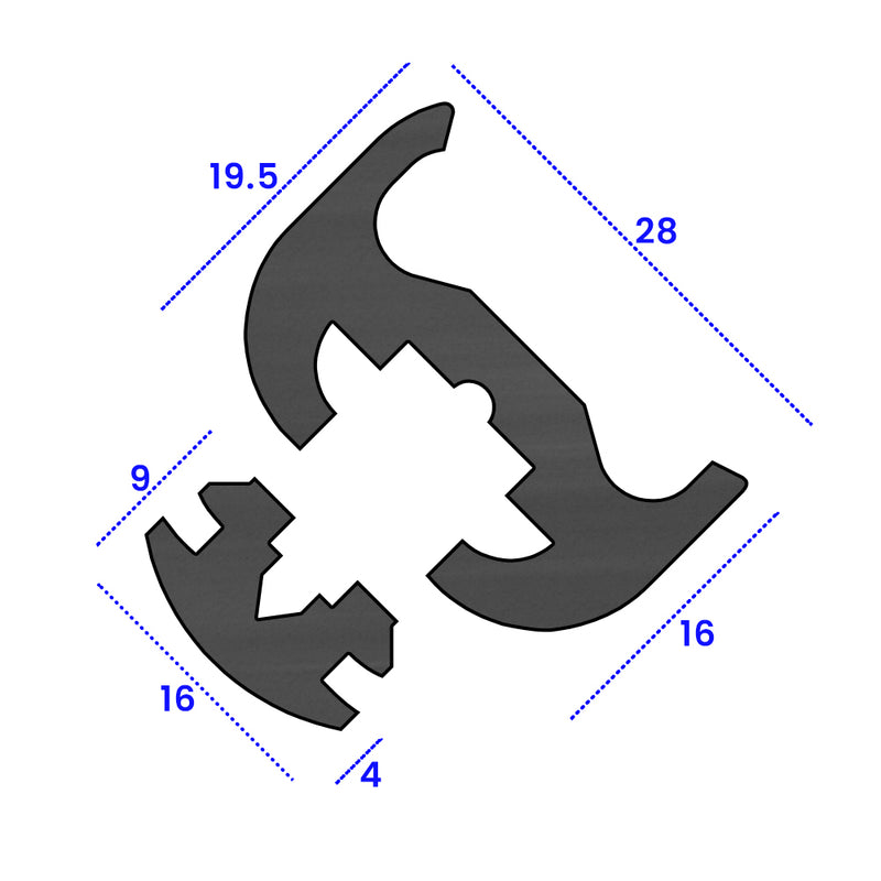 Black PVC Semi Rigid Marine Fender With Hidden Fixings – 15m