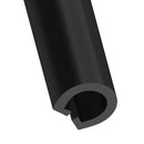 Durable Black PVC U Fender for Boats 32mm x 13mm - 15m Coil