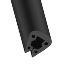 Black PVC U Fender for Marine & Industrial Use – 30m Coil