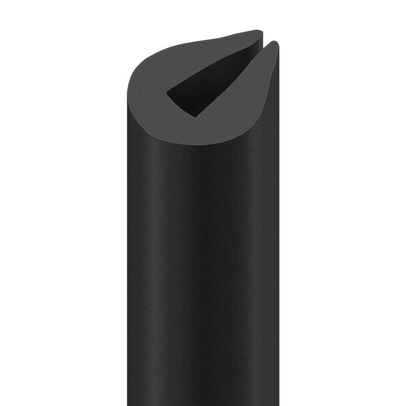 Heavy-Duty Black PVC Fender 6mm Panel Gap for Secure Fit