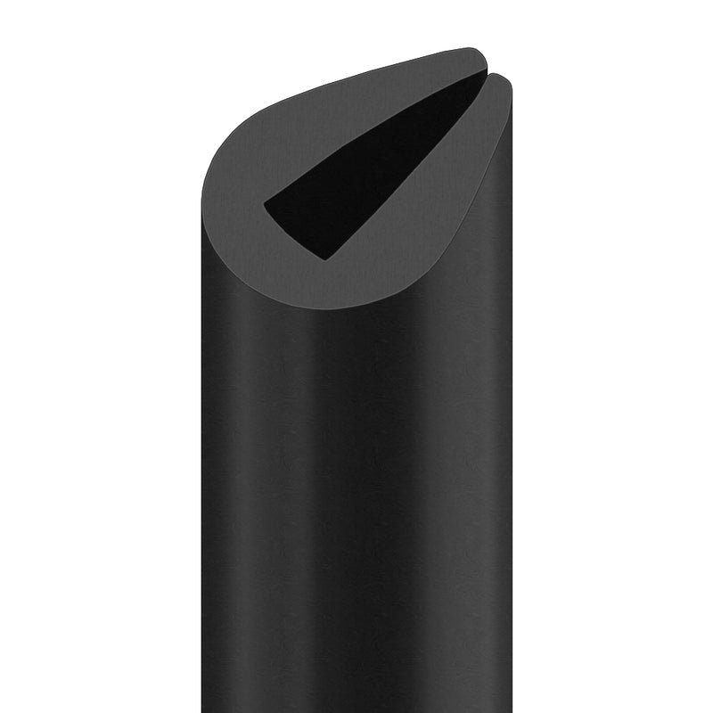 Protect Your Vessel with a Black PVC U Fender – 24mm x 37mm