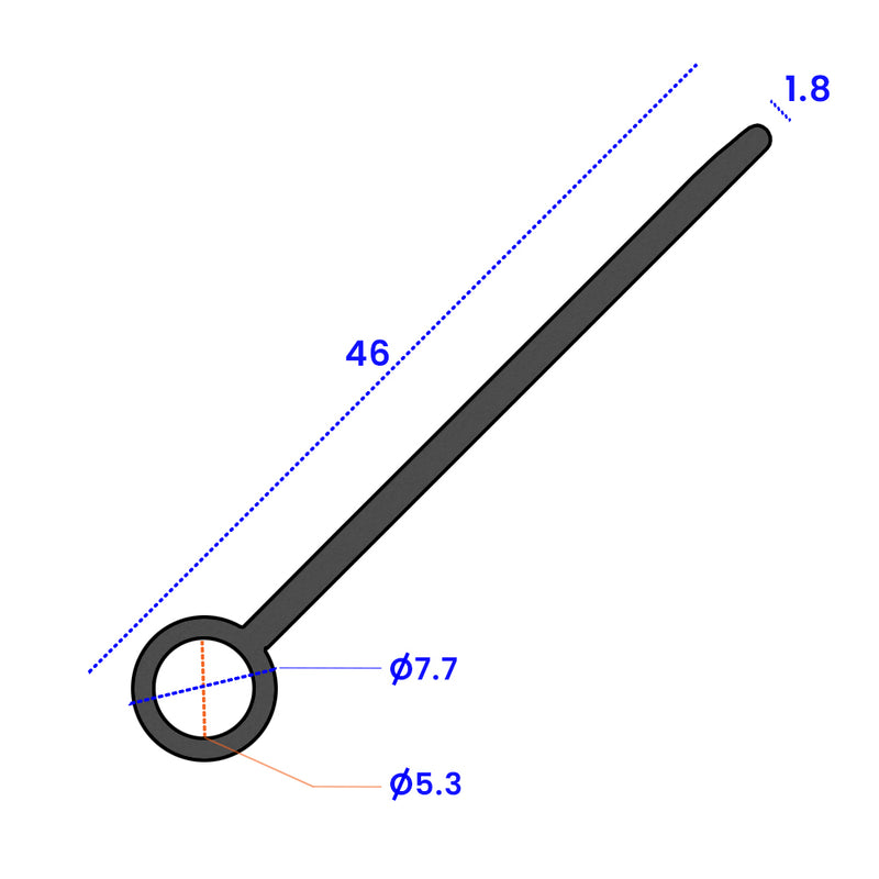 Flexible PVC Wing Piping for Automotive & Industrial Use – 7.7mm Bulb x 38mm Tail