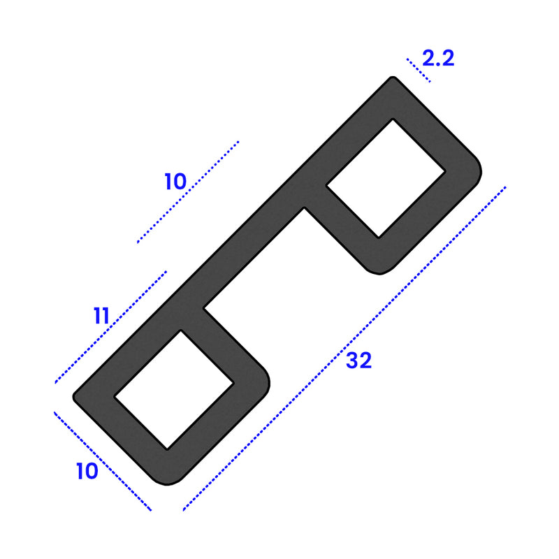 High-Quality EPDM Rubber B Fender 32mm x 10mm Ideal for Marine & Industrial Use