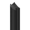 High-Performance Black EPDM Fender Insert for Boats & Docks
