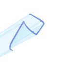 High-Quality Rigid PVC U Section Shower Seal 6-8mm For Straight Glass