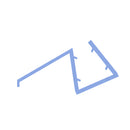High Quality Rigid PVC Shower Screen Seal for Straight Glass (Lengths of 800mm to 2000mm)