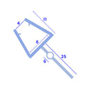 Premium PVC Shower Seals Gaps from 20mm to 25mm