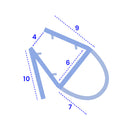 Clear Shower Seal For 4-6mm Glass Easy Installation and Versatile Use