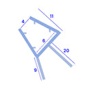 High-Quality Clear PVC Shower Seal for 4-6mm Glass