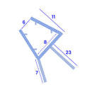 Premium PVC Shower Seal – Designed for 8mm Glass and Curved Edges