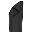 Black Shower Screen Seal for 4-6mm Glass Gaps (800mm, 900mm, 1400mm, 2000mm, 2500mm)