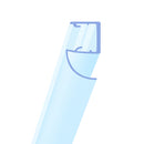 Rigid PVC Shower Screen Seal for Straight Glass Doors (Lengths of 800mm to 2000mm)