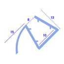 Effortless Installation Clear Shower Seal for Glass Thicknesses 8-10mm