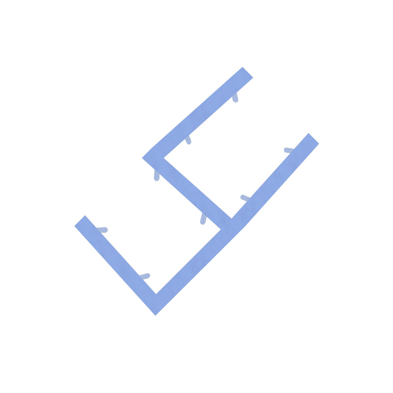 Clear Corner Seal for 8mm-10mm Glass – Vertical Fit for 90° Junctions