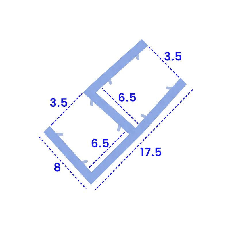 Premium Clear Corner Seal 90° Glass Connections For Vertical Glass Edges