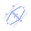 Clear Shower Screen Seal for 4-6mm Glass Panels (Length Options Available)